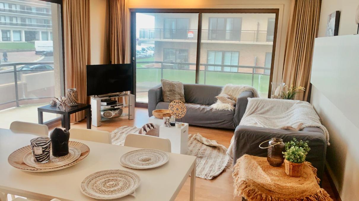 Ruim, Lichtrijk Appartement Met Groot Terras Uitstekend Gelegen In デ パンネ エクステリア 写真